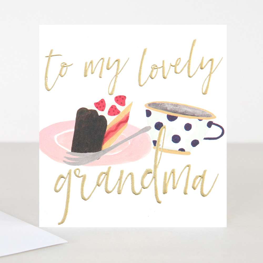 To My Lovely Grandma Birthday Card By Caroline Gardner